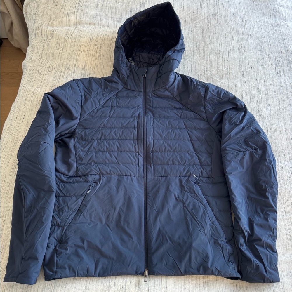 Lululemon Down for It All 700-Down-Fill Hoodie- Men’s Large Navy